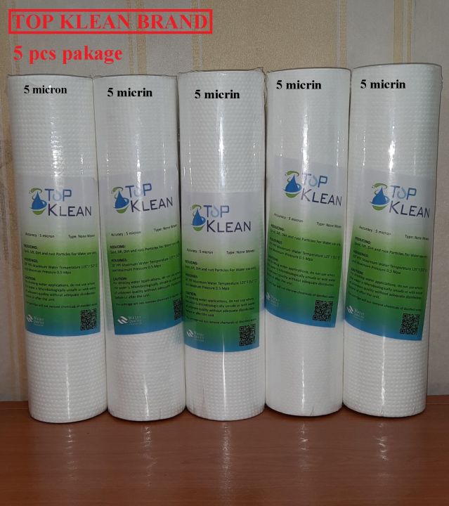 5 Micron PP SEDIMENT FILTER - 5 PCS TOP KLEAN