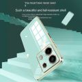 infinix Note 40 Pro note40 Pro+ 5G Pro 5G Luxury Plating Straight Slim Edges Protection Casing Soft Silicon Back Cover Case. 