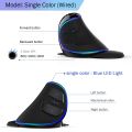 Delux M618 PLUS Ergonomics Vertical Gaming Mouse 6 Buttons 4000 DPI RGB Wired/Wireless Right Hand Mice For PC Laptop Computer. 