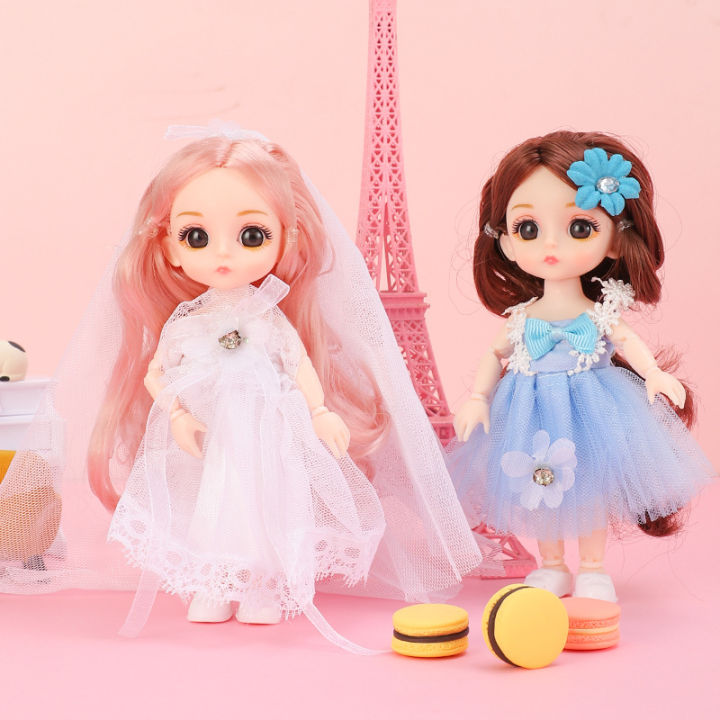 17cm%20Doll%20Tongle%20Barbie%20Doll%20Girl%20Toy%20Set%20Simulation%20Princess%20Dress%20Up%20Toy%20Birthday%20Gift%20-%20Image%203