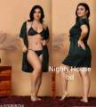 Silk Three Part Nighty - Elegant & Luxury Night Dress for Women - Comfortable Wear - Embrace Comfort and Style in Every Season. 