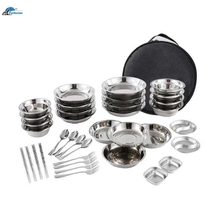 Stainless%20Steel%20Plates%20and%20Bowls%20Camping%20Utensils%20for%20Outdoor%20Use%20Barbecue%20-%20Image%205