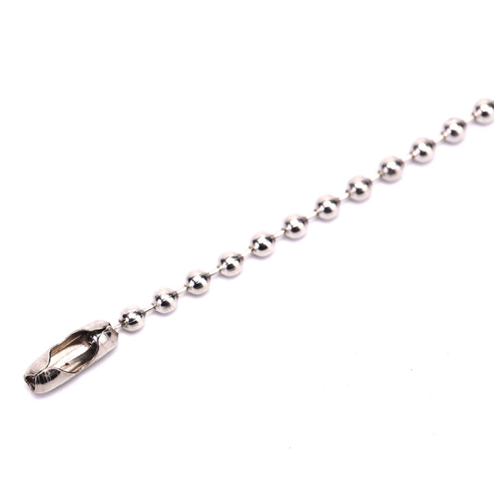 10Pcs%203.5"%20Long%200.09"%20Bead%20Dia%20Connector%20Clasp%20Ball%20Chain%20Keychain%20DIY%20ANLAN%20-%20Image%208