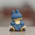 Pokemon Cute Psyduck Snorlax Gonbe Sleeping Ver. Cute Action Figure Toys 6-7cm. 