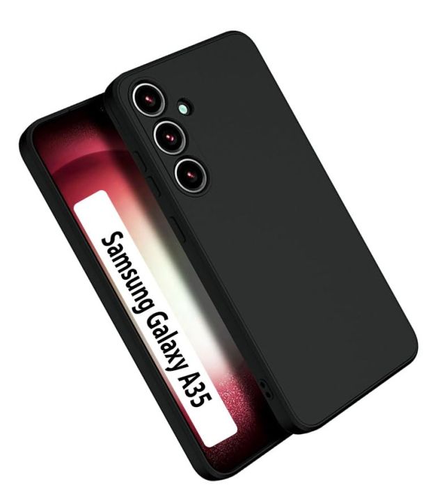 For Back Cover Silicone Case Samsung Galaxy A35 Silicone Case Mobile Back Cover Silicone Case