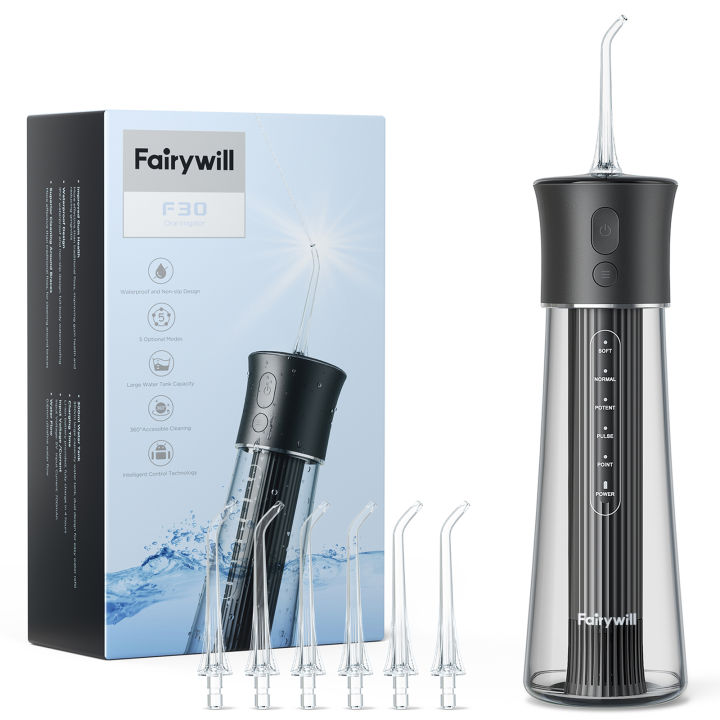 Fairywill%20F30%20Water%20Flosser%205%20Mode%20Oral%20Irrigator%20Teeth%20Dental%20Water%20Jet%20Rechargeable%20Portable%20300ML%20Water%20Tank%20Teeth%20Cleaner%20-%20Image%207