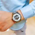 Watch For Men Transparent Fashion Diamond Luminous Gear Movement Classic Design Top Brand Luxury Men's Mechanical Skeleton Watch. 