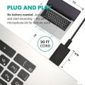 Lavalier Microphone Compatible with DJI Osmo Pocket 3, Insta360 X2 X3 Cameras - USB-C Lavalier Lapel Clip External Microphone.