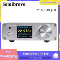 Semibreve DA10s HiFi Audio DAC Dual ES9038Q2M AMANERO USB C DSD51 32Bit 384KHz Decoder Bluetooth 5.1 QCC5125 LDAC. 