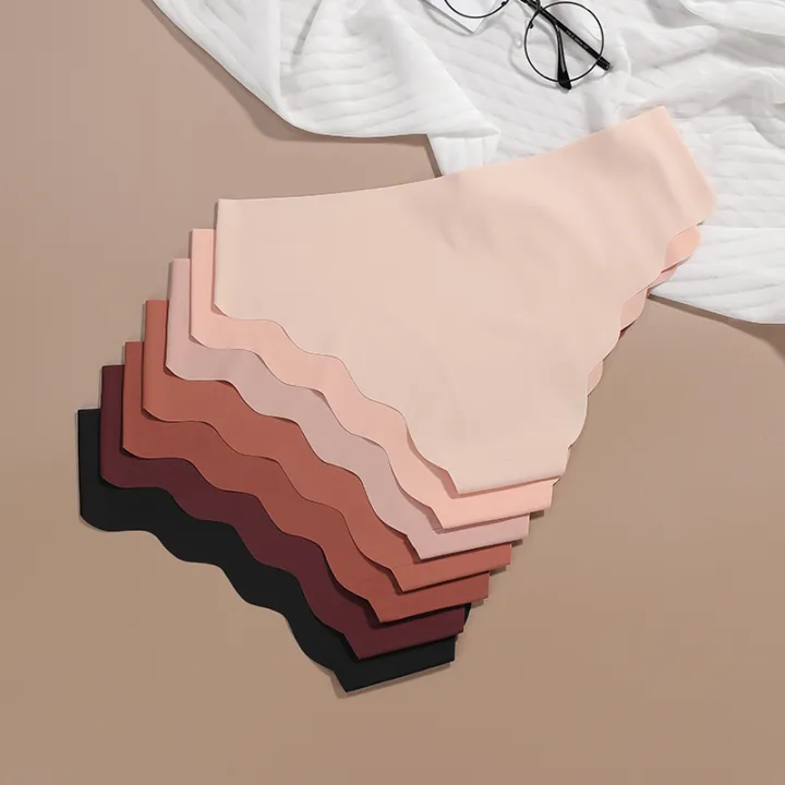 2023%20New%20Design%20Laser%20Cut%20Ladies%20Low%20Waist%20No%20Trace%20Panty%20Women%20Comfortable%20Ice%20Silk%20Invisible%20Seamless%20Panties%20-%20Image%202