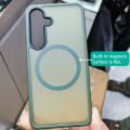 Compatible For Magsafe Case For Samsung Galaxy S24 Plus / S24 Magnetic Wireless Charging Matte Shell.
