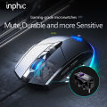 INPHIC W1 USB Wired Gaming Mouse RGB Backlight 7200DPI Optical Sensor 6 Macro Programmable Buttons Ergonomic Mute Optical Mice.