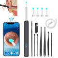 Wireless Wi-fi Visual Ear Cleaner Otoscope Ear Wax Ear with 1296P HD Cleaning Kit Removal Sticks Endoscope Camera Tool Kit. 