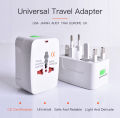 Universal USB Multi Plug Travel Adapter Power Socket international UK/US/AU/EU/CA All in 1 Travel Adapter converter. 