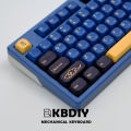 KBDiy GMK Blue Samurai Keycaps Korean PBT Custom KOA Profilefor Mechanical Keyboard Gaming Cute 130 Keys/Set for MX Switches DIY. 