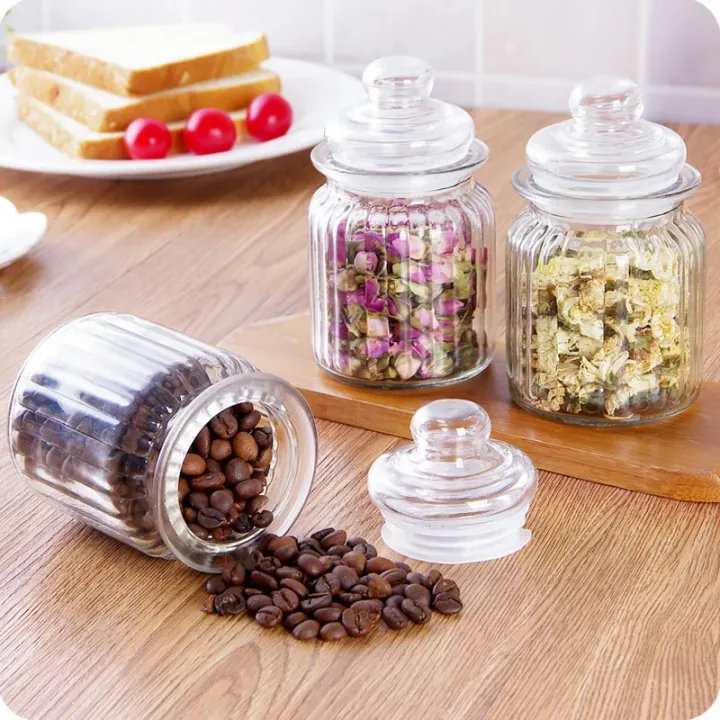1%20PC%20Transparent%20Glass%20Tea%20Caddy%20Miscellaneous%20Grain%20Sealed%20Cans%20Candy%20Small%20Object%20Storage%20Jar%20Kitchen%20Storage%20Container%20Home%20Decor%20-%20Image%202