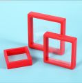 Fashion Creative Simple Dust-proof Transparent PE Film Display Jewelry Storage Box.