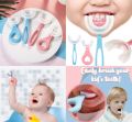 U-shaped Baby Toothbrush Children's Soft U-shaped Toothbrush Oral Shape Cleaning Toothbrush for 2-12 years old baby. 