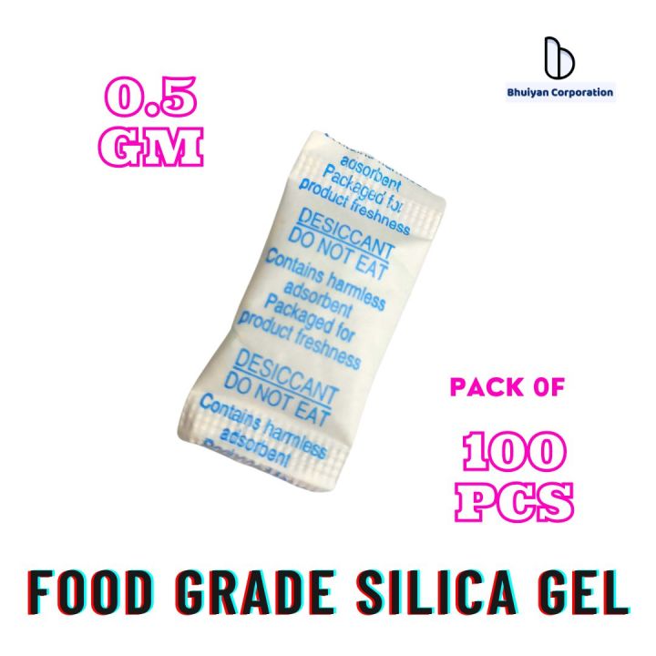 Premium%20Quality%20Food%20grade%20Desiccant%20Silica%20Gel%20crystals,Pharma%20silica%20gel%20Pack%20of%20100%20Pcs,%200.5gm%20Each%20Pack%20-%20Image%202