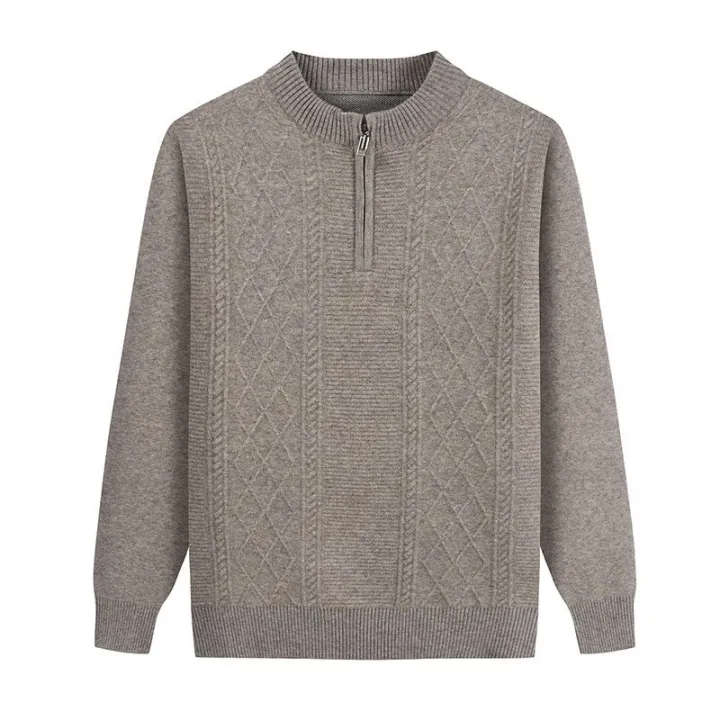 Middle-Aged%20and%20Elderly%20Men's%20Cardigan%20Sweater%20Autumn%20and%20Winter%20Thermal%20Sweater%20Dad%20Velvet%20Padded%20Thickened%20Coat%20Old%20Grandpa%20Men's%20Clothing%20-%20Image%202