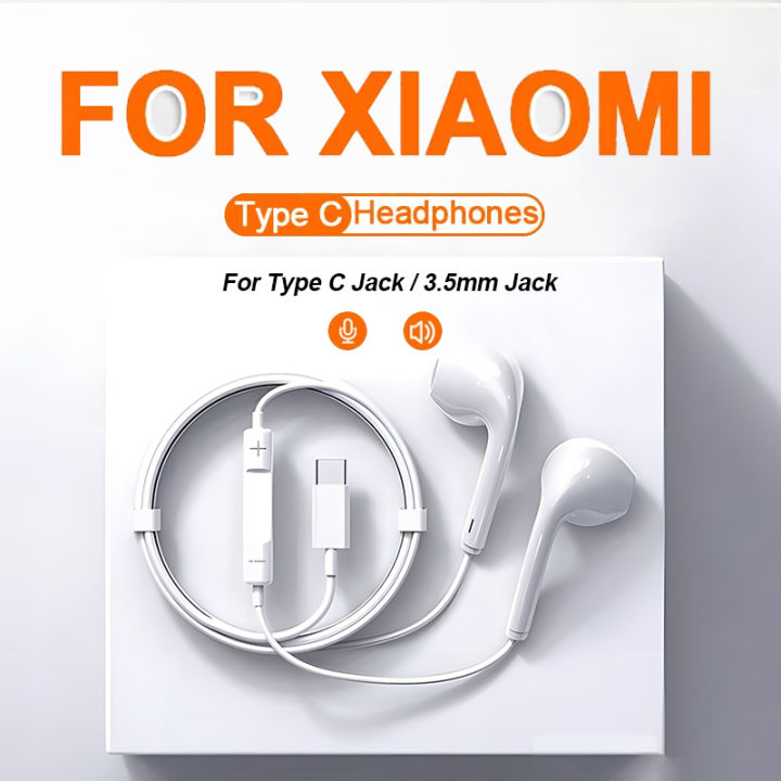 Original Headphones For Xiaomi Mi 10 11 12 13 14 In-ear to mm