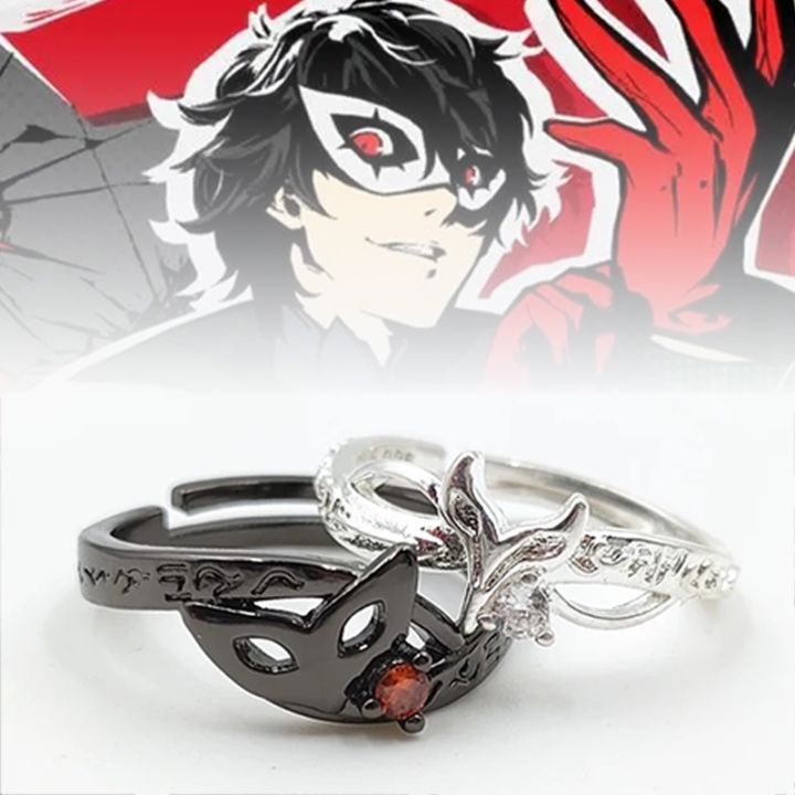 Game%20Persona%205%20Ring%20Unisex%20GoroAkechi%20Crow%20JOKER%20Ren%20Amamiya%20Adjustable%20Jewelry%20Cosplay%20Accessories%20-%20Image%202