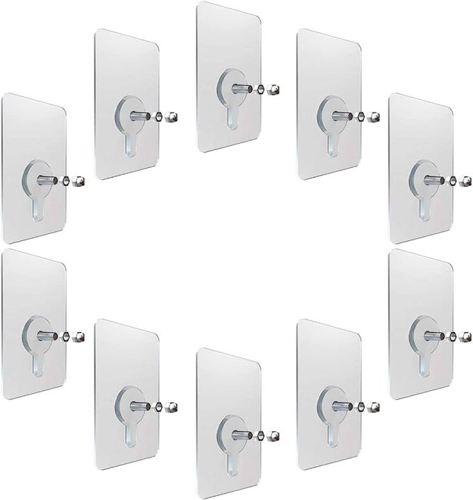 Hook%20Non-Marking%20Screw%2010Pcs%20Punch-Free%20Wall%20Stickers%20Home%20Seamless%20Nail%20With%20Nut%20And%20Nut%20Cap%20-%20Image%207