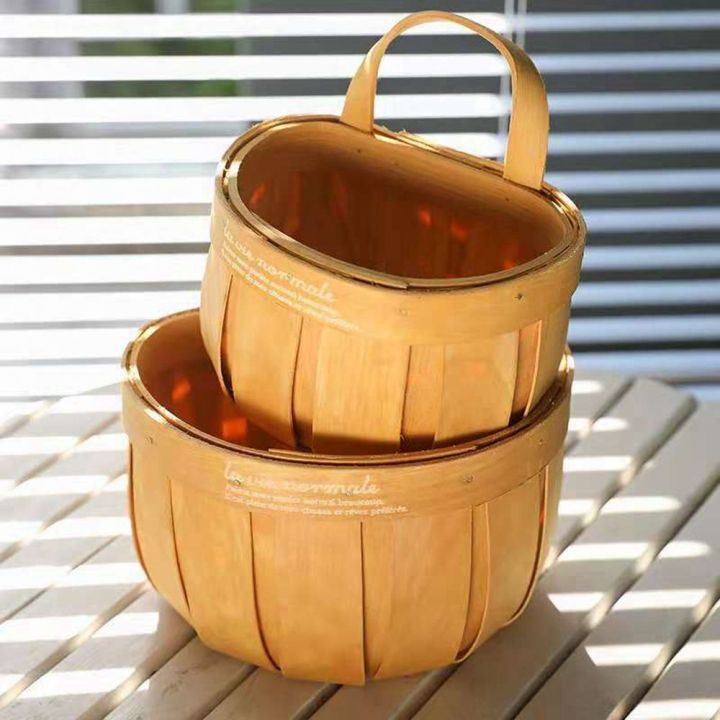 QUTDI%20Retro%20Durable%20Hand%20Woven%20Wooden%20For%20Kitchen%20Gardens%20Vegetable%20Flower%20Pot%20Letter%20Basket%20Flower%20Nasket%20Storage%20Basket%20Wall%20Basket%20-%20Image%209