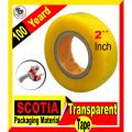 Scotia Transparent Packaging Tape 100 Yard Packaging Material. 