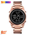 Skmei men digital watch sports fashion stainless steel multifunction waterproof wristwatches 1611.