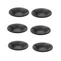 6X Black Plastic Gold Pan Basin Mining Dredging Prospecting for Sand Gold Mining Manual Wash Gold Panning. 