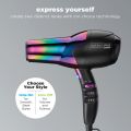 Blow Dryers Hair Dryer by Ionic Hair Dryers, Rainbow With Concentrator And Diffuser 490R.