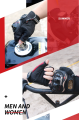 Pro Biker Half Finger Motocross Breathable Non Slip Motorcycle Riding Hand Gloves.