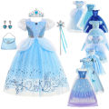 Princess Charm Cinderella Costume Girls Formal Dress. 