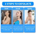 1pc Moroccan Exfoliating Glove Mitt - Dead Skin Remover for Shower Bath - Korean Body Scrubber Sponge Loofah for Women and Men.