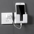 Universal Wall Mount Charger Phone Holder Stand Remote Control Hanger Base Support Hook Hanging Storage Box Rack Home Organizer. 