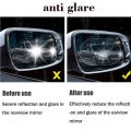 【Ready Stock】 2PCS Car Rearview Mirror Anti-Fog Film Anti-glare Waterproof Rainproof Film. 