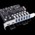 PCIE To USB Controller Card-1 * PCIE Adapter Card-black.