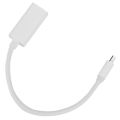 NEW Mini DisplayPort To HDMI Adapter Cable Mini Display Port DP Converter Thunderbolt High Quality For Apple  Pro Air white. 