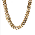 FLYNEE Jewelry Urban Jewelry Mens 18k Gold Cuban Link Bracelet. 