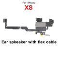 TOP - Bottom Loud Speaker Replacement For iPhone X XR XS Max Ear Speaker With Microphone Flex Cable.