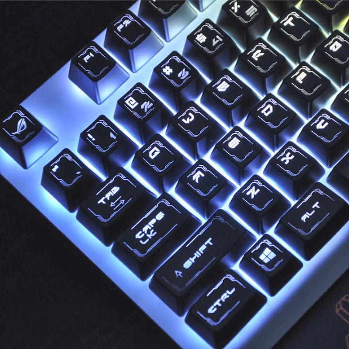 Loser's Eye Corsair K65 K68K70 K95 Punisher 710+ backlight translucent large full set of mechanical keycaps