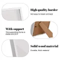 Shadow Box A4, 5CM Deep Box Photo Frame for Tabletop and Wall,3D Picture Frame Display Box for Crafts Memorabilia White. 