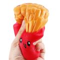 【The road to happiness Store】puching piching squishies Mobile Phone Straps Jumbo Fries Stress AntiStress Squishy Squeeze Scented. 