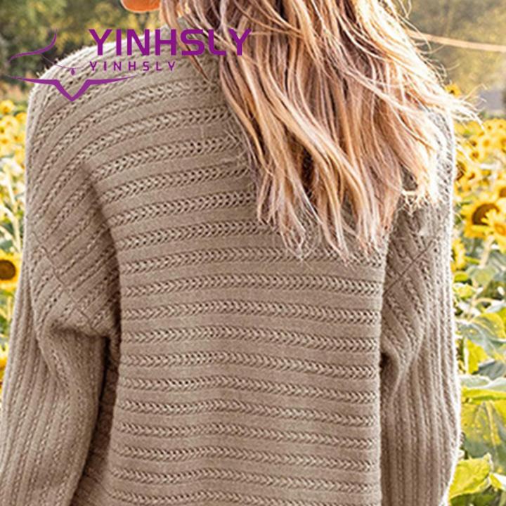 Sweater%20Coat%20Cable%20Texture%20Autumn%20Winter%20Women%20Long%20Knitted%20Cardigan%20Sweater%20-%20Image%203