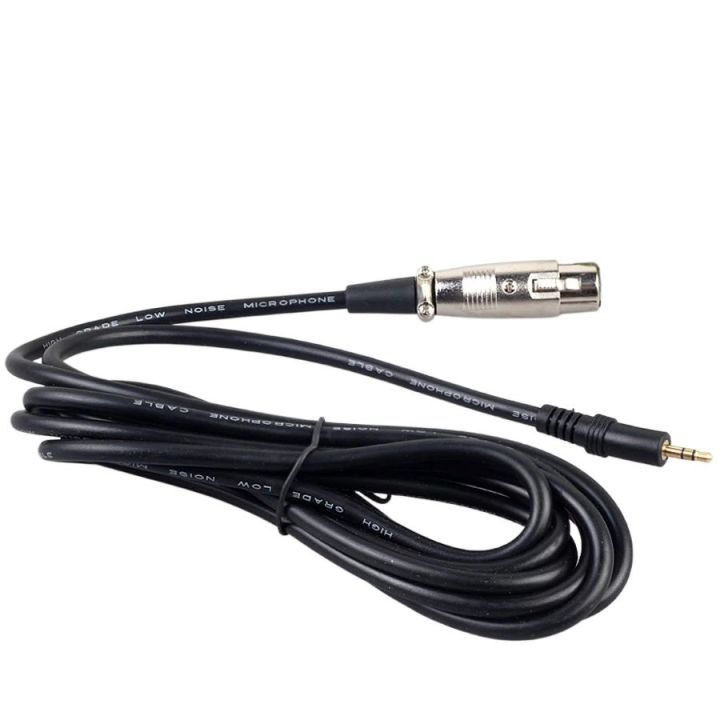 XLR Cable Female To 3.5mm 3 pole Microphone Cable 1.5M feet for condenser, Dynamic Microphone