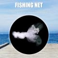 Multi Size Fishing Net Trap Mesh Netting Fishnet Portable Nylon Hand Cast Cage Network Fishing Tackle Accessories. 