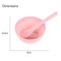 Diy Bowl Set Mud Tool Mixing Bowl With Spoon Crystal Mud Kids Toy Colorful Slime Container Box Diy Plasticine Slime Set For Clay.