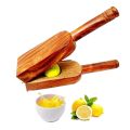 Handmade Wooden Lemon Squeezer Or Juicer. 