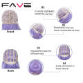 FAVE Wig With Bangs Light Purple Shoulder Length Synthetic Hair Bob Straight Hair For Black And White Women Daily Life Party. 